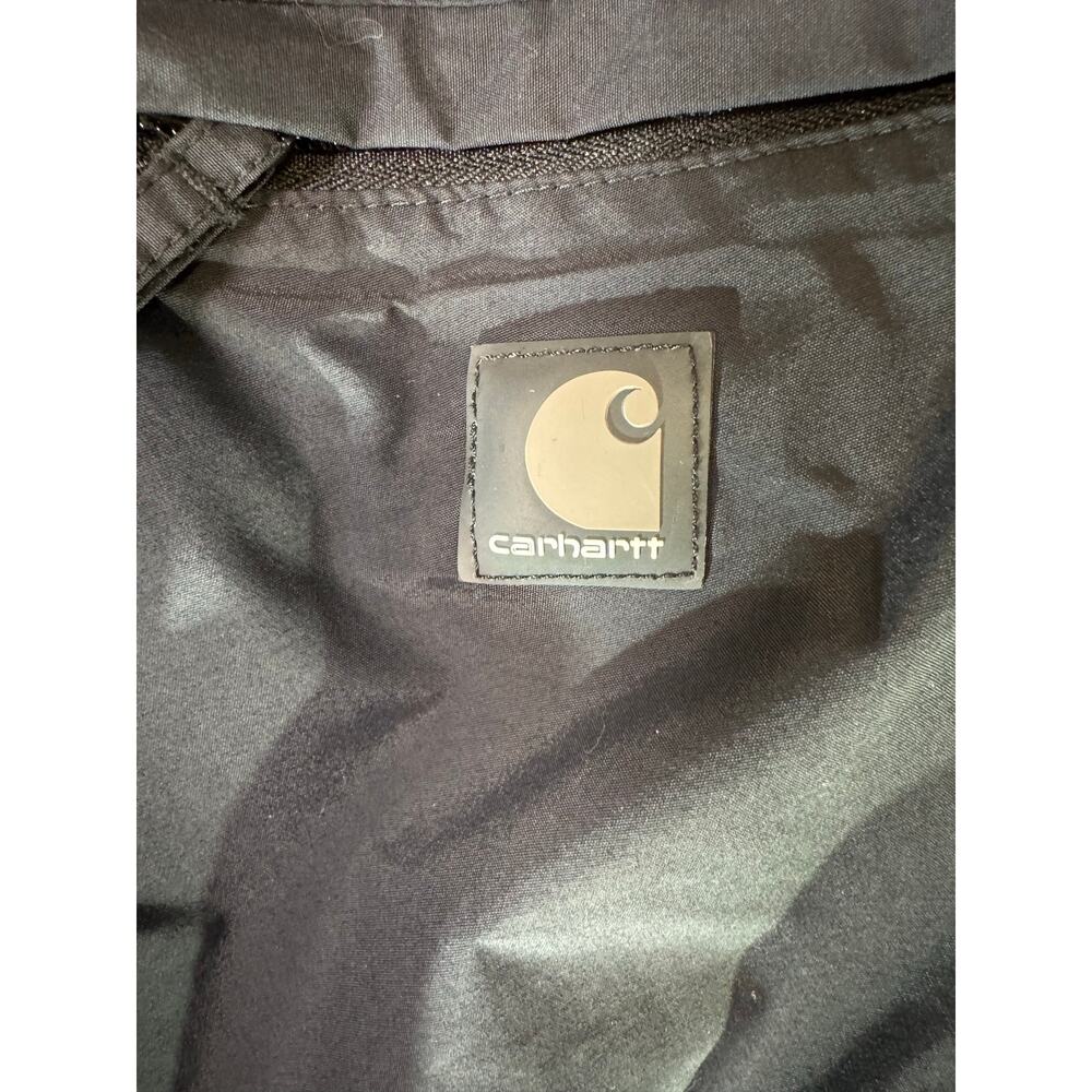 Carhartt Women Cascade Rain Pants S 4/6 Black Full Side Zip Waterproof 100064 - Picture 9 of 9